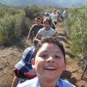 kids on trail